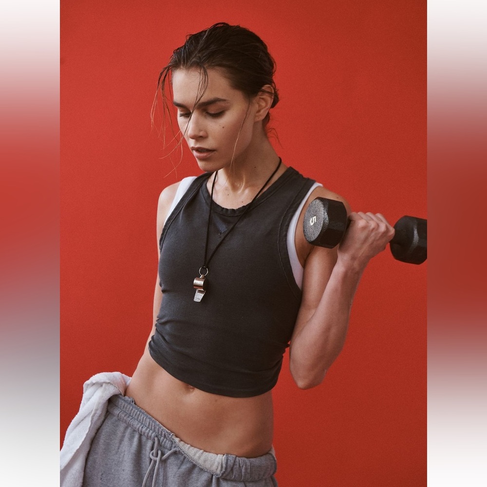 NWT Free People Back to the Basics Tank black